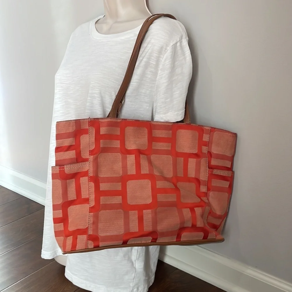 Nine West Red Geometric Shoulder Bag